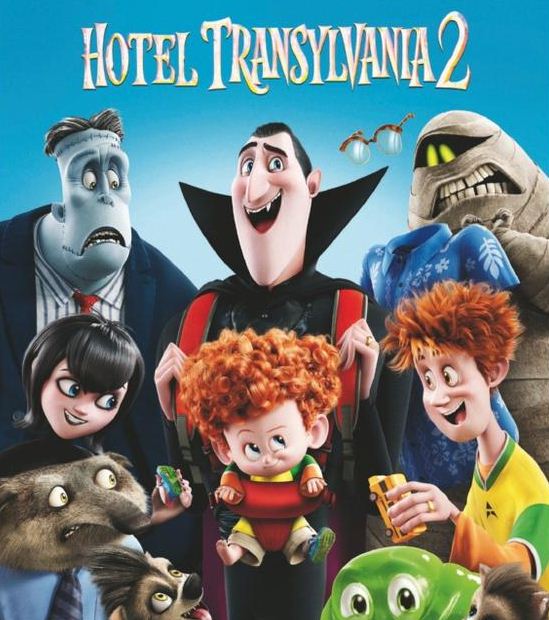 Como se llaman los personajes de Hotel Transylvania 2